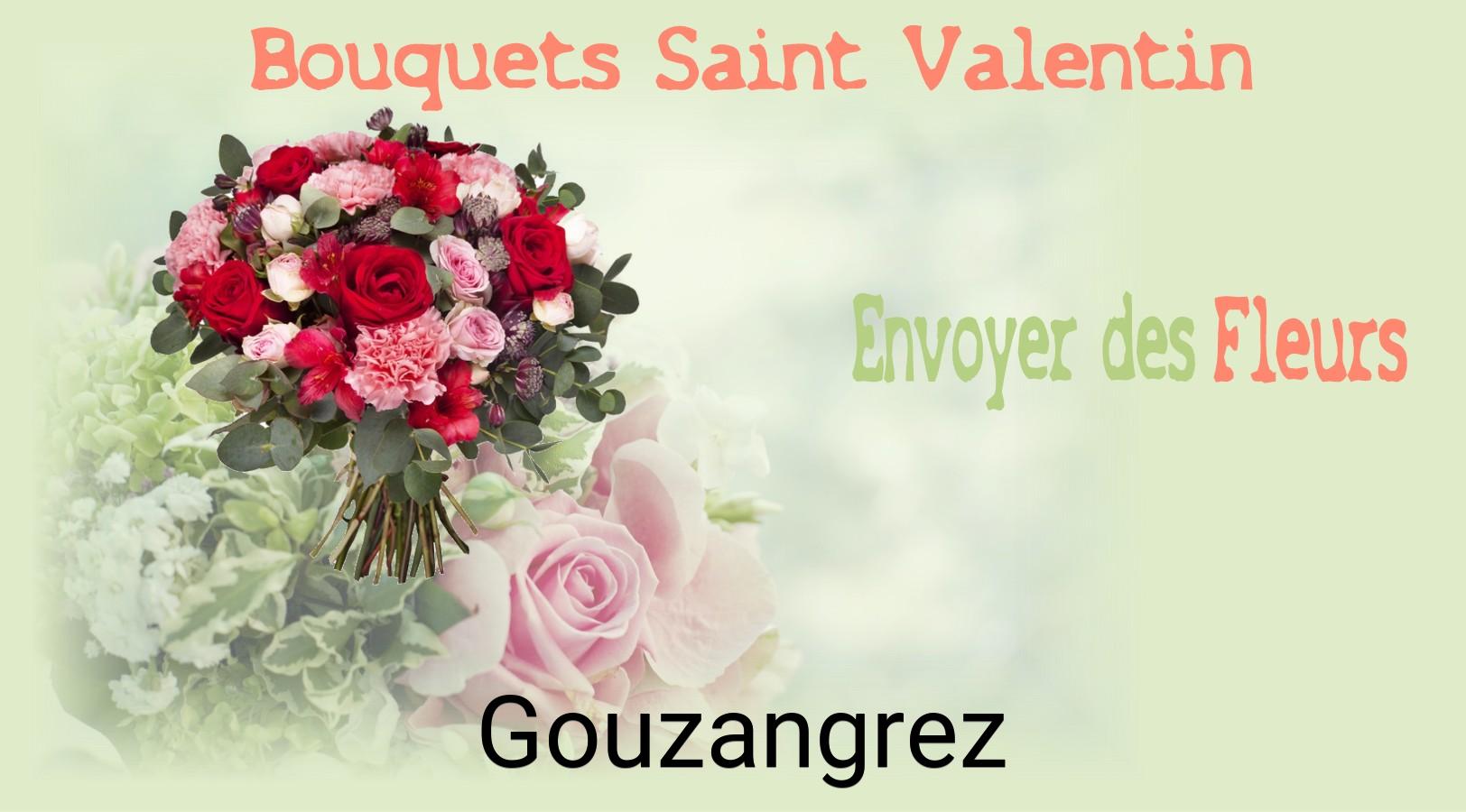 Roses de Saint-Valentin livrées à Gouzangrez